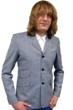 'Barrett' - Retro Mod Houndstooth Blazer By MADCAP -Fashion House Store Barratt Blazer Jacket Madcap England4 79628.1666958535