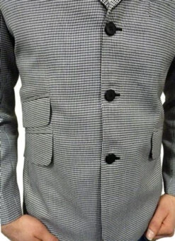 'Barrett' - Retro Mod Houndstooth Blazer By MADCAP