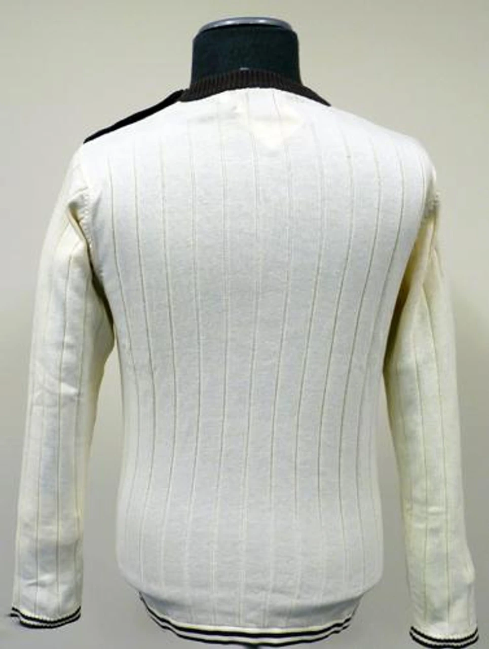 BECKETT Madcap Retro Mod Mens Cable Knit Jumper W 5 BECKETT Madcap Retro Mod Mens Cable Knit Jumper W - Image 3