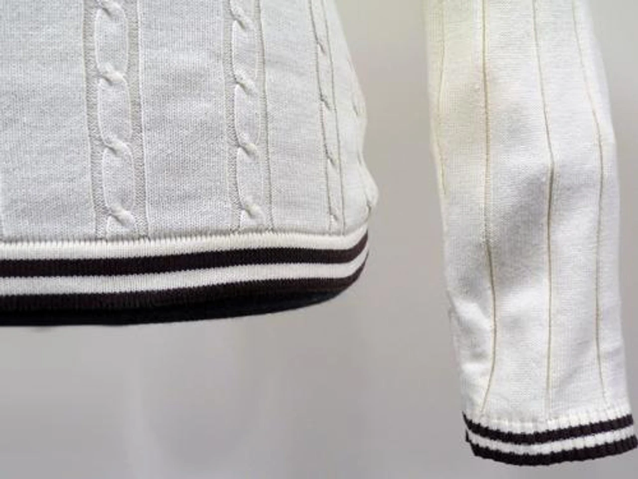 BECKETT Madcap Retro Mod Mens Cable Knit Jumper W 4 BECKETT Madcap Retro Mod Mens Cable Knit Jumper W - Image 2