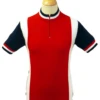 'Hi-Wheel' - Madcap Retro Mod Cycling Top RED/NAVY 1 'Hi-Wheel' - Madcap Retro Mod Cycling Top RED/NAVY -Fashion House Store Hi wheel SS Red6 08547.1666957439