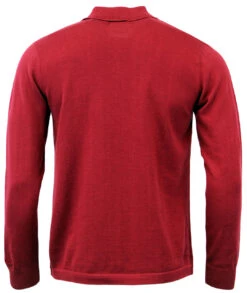 Donovan Retro Mod Polo Cardigan (M) -Fashion House Store Madcap England Donovan Polo Maroon3 60237.1661338373 1