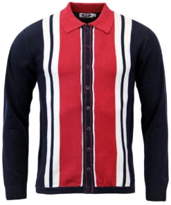 Donovan Retro Mod Polo Cardigan (N) -Fashion House Store Madcap England Donovan Polo 64492.1661338360