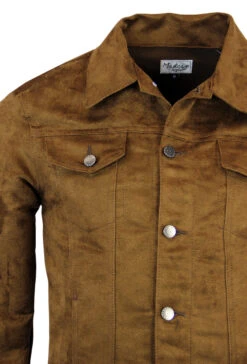 Ealing Retro Mod Faux Suede Jacket -Fashion House Store Madcap England Ealing Jacket Brown2 96141.1661271475
