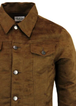 Ealing Retro Mod Faux Suede Jacket -Fashion House Store Madcap England Ealing Jacket Brown4 12713.1661271478