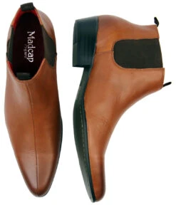 Lightfoot Mod Chelsea Boots BS -Fashion House Store Madcap England Lightfoot Leather Tan3 00231.1661338196 3