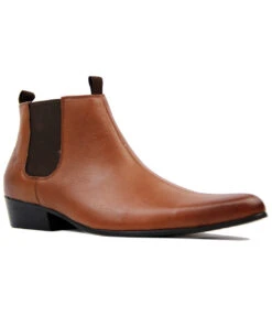 Lightfoot Mod Chelsea Boots (BrS) -Fashion House Store Madcap England Lightfoot Leather Tan 27915.1661338194 2