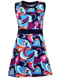 Bonnie 60s Mod Paisley Cloud Dress -Fashion House Store Madcap England Paisley Dress 37495.1661272249