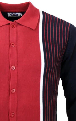 Pinstripe Marriott Polo Cardigan N -Fashion House Store Madcap England Pinstripe Marriott Navy2 57327.1661338385 1