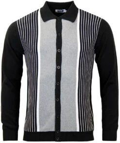 Pinstripe Marriott Polo Cardigan N -Fashion House Store Madcap England Pinstripe Marriott1 56985.1661273827 1