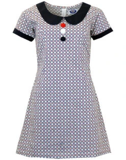 Dollierocker MADCAP Mono Mod Target Dress (N/R) -Fashion House Store Madcap England Target Dress 32848.1666956994 1