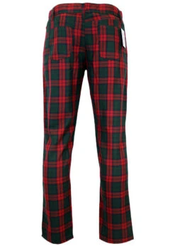 Tartan Trews Retro Mod Trousers BG -Fashion House Store Madcap England Tartan Trew Green4 50626.1661273637 2