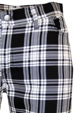 Tartan Trews Retro Mod Trousers BG -Fashion House Store Madcap England Tartan Trew White2 45241.1661273624 2