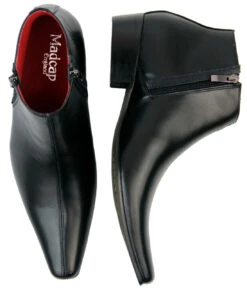 Thunderbolt MADCAP Chisel Toe Chelsea Boots (Br) -Fashion House Store Madcap England Thunderbolt Leather Black3 05456.1661274163 2