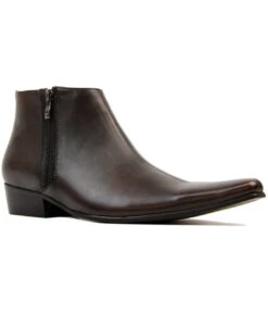 Thunderbolt MADCAP Chisel Toe Chelsea Boots (Br) -Fashion House Store Madcap England Thunderbolt Leather Brown 53842.1661272903 2