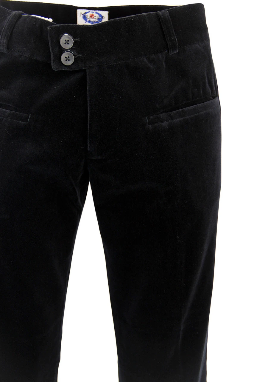 The Velvet Breed Retro Mod Velvet MADCAP Trousers 4 The Velvet Breed Retro Mod Velvet MADCAP Trousers - Image 2