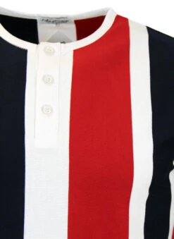 Winston S/S Mod Stripe Grandad Top -Fashion House Store Madcap England Winston Top3 06982.1661274115