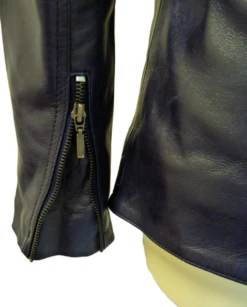 'Fonda' Retro Indie Leather Racer Jacket By MADCAP -Fashion House Store Madcap Fonda Leather Jacket5 55494.1666957576