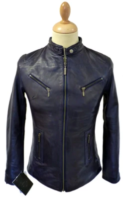 'Fonda' Retro Indie Leather Racer Jacket By MADCAP -Fashion House Store Madcap Fonda Leather Jacket7 44393.1666957574