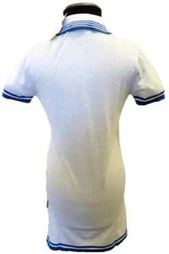 'Franklin' MADCAP Womens Retro Mod Polo Dress (W) -Fashion House Store Madcap Franklin Polo Dress White1 29993.1666958422