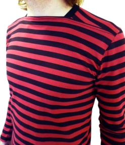 King Bee MADCAP Retro Mod Stripe Atom Neck Tee C -Fashion House Store Madcap King Bee Top C2 96963.1666957215