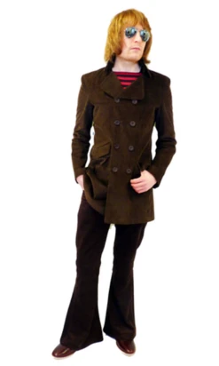 King Bee MADCAP Retro Mod Stripe Atom Neck Tee C -Fashion House Store Madcap King Bee Top C6 51457.1666957220