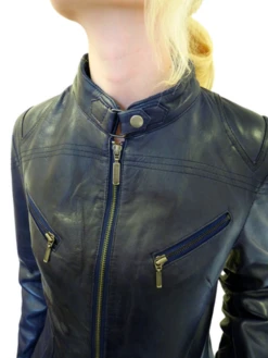 Marianne Retro Indie Leather Jacket By MADCAP (N) -Fashion House Store Madcap Marianne Leather Jacket N7 60418.1666957667