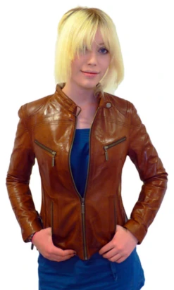 Marianne Retro Indie Leather Jacket By MADCAP (N) -Fashion House Store Madcap Marianne Leather Jacket T1 12961.1666957634