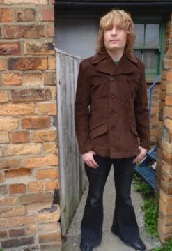 The Rare Breed - MADCAP Mens Retro Mod Jacket (DB) -Fashion House Store Madcap Rare Breed Jacket Brown Cord5 26141.1666958225