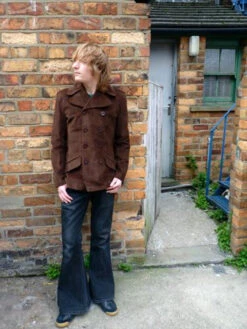 The Rare Breed - MADCAP Mens Retro Mod Jacket (DB) -Fashion House Store Madcap Rare Breed Jacket Brown Cord7 46594.1666958235