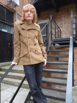 The Rare Breed - MADCAP Mens Retro Mod Jacket (C) -Fashion House Store Madcap Rare Breed Jacket Tan Cord7 93336.1666958203