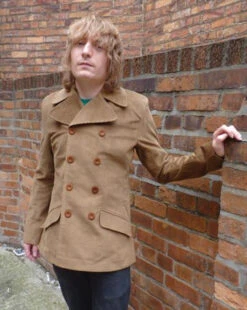 The Rare Breed - MADCAP Mens Retro Mod Jacket (C) -Fashion House Store Madcap Rare Breed Jacket Tan Cord9 80683.1666958210