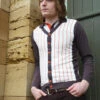 'Saturday Night' - MADCAP Retro Mod Mens Cardigan -Fashion House Store Madcap SNSM Polo Cardigan1 32682.1666958310