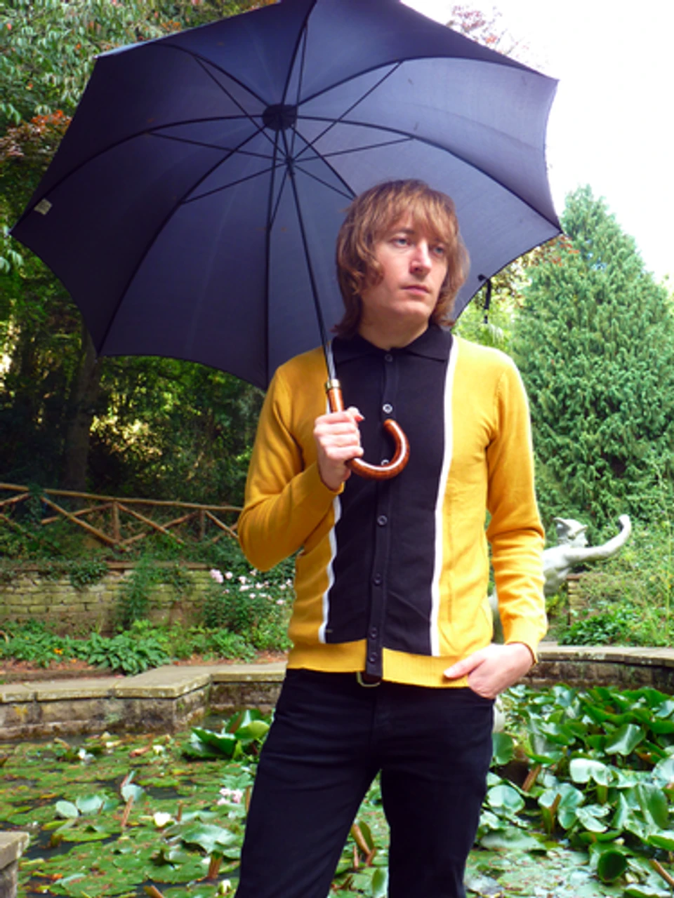 'Mustard Marriott' - Retro Mod Sixties Mens Polo 3 'Mustard Marriott' - Retro Mod Sixties Mens Polo