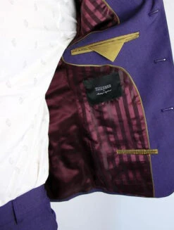 Tailored By Madcap Mod Mohair Suit Jacket (Plum) -Fashion House Store Purple mohair suit label1 19099.1664291253
