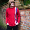 'Renegade' - Retro Mod Sixties Racing Jumper RED -Fashion House Store Red Racer1 07012.1666957465