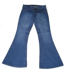 'Blast' - Retro Sixties/Seventies Denim Flares -Fashion House Store Retro Denim Flares Blue6 77945.1666957791