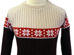 Nordic Winter - MADCAP Retro Snowflake Jumper -Fashion House Store Snowflake Ribbed Christmas Jumper2 77996.1666957348