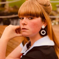 +ADA BINKS For Circles Earrings B -Fashion House Store ada binks circles earrings black2 84601.1661263686