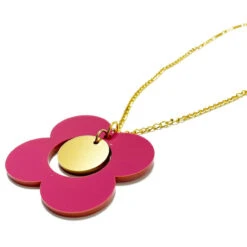 Daisy MADCAP X ADA BINKS 70s Purple Flower Pendant -Fashion House Store ada binks madcap england daisy dangle necklace purple 1 34481.1692023303