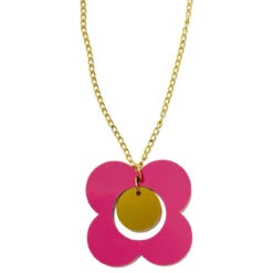 Daisy MADCAP X ADA BINKS 70s Purple Flower Pendant -Fashion House Store ada binks madcap england daisy dangle necklace purple 2 39218.1692023301