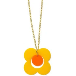 Daisy MADCAP X ADA BINKS 70s Purple Flower Pendant -Fashion House Store ada binks madcap england daisy dangle necklace yellow 3 66749.1692023279