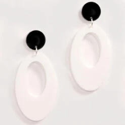 +ADA BINKS For Mod Oval Earrings B -Fashion House Store ada binks oval earrings white 33179.1661263765