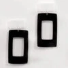 +ADA BINKS For Rectangle Earrings B -Fashion House Store ada binks rectangle earrings black1 43416.1661263781