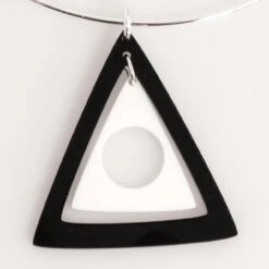 ADA BINKS For Triangles Choker B 15 ADA BINKS For Triangles Choker B -Fashion House Store ada binks triangle necklace black2 12090.1661263677