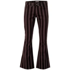 Holy Roller Retro Stripe Flares B/W -Fashion House Store holy roller black grey 011 17769.1661261487 1