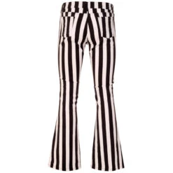 Holy Roller Retro Stripe Flares B/W -Fashion House Store holy roller black white 02 44168.1661261463 1