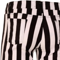 Holy Roller Retro Stripe Flares B/W -Fashion House Store holy roller black white 04 70642.1661261465 1