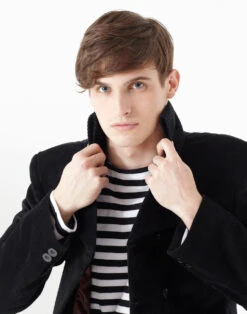 In Crowd High Collar Cord Jacket -Fashion House Store kingbee incrowd 70879.1661273496