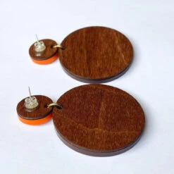 +Daydream MADCAP X ADA BINKS Flower Drop Earrings -Fashion House Store madcap ada binks round flower orange1 41164.1661260135